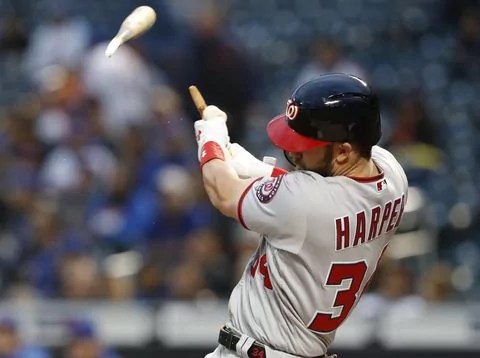 Bryce Harper Vaporizes Bat Hitting 406-Foot Home&nbsp;Run