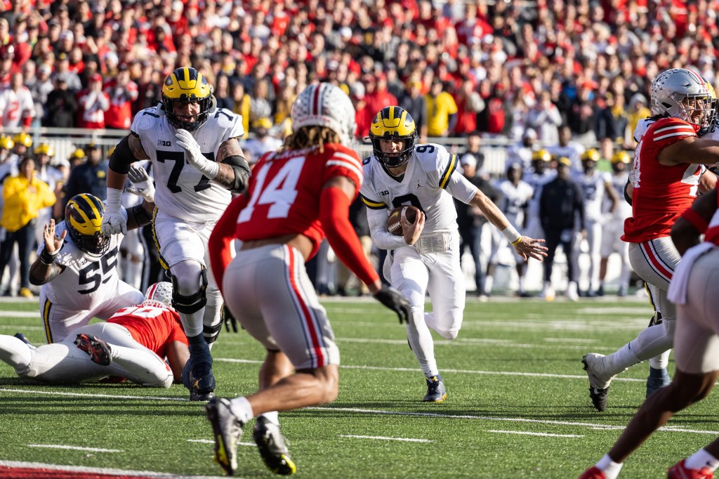 Former Nazareth High School QB J.J. McCarthy Leads #3 Michigan over #2 Ohio State in a&nbsp;45-23